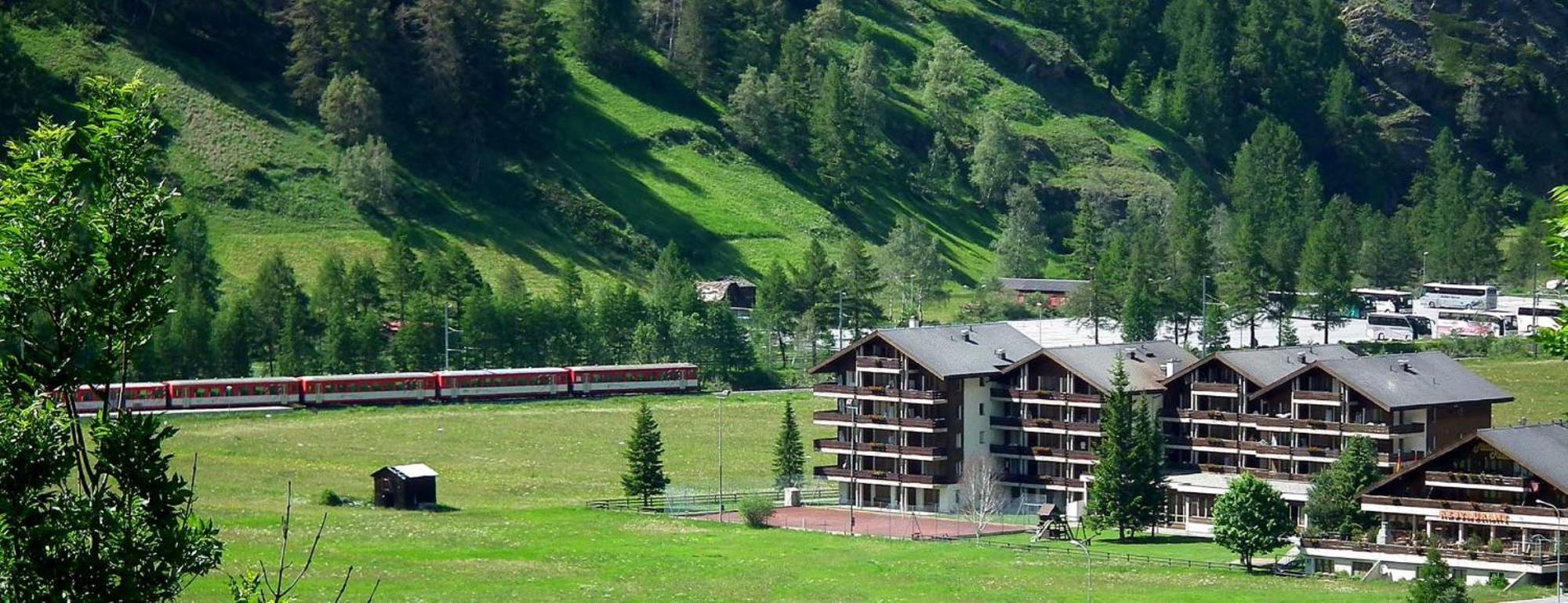 Monte Rosa Taesch, Apartments Mit Wellness Bereich Kültér fotó